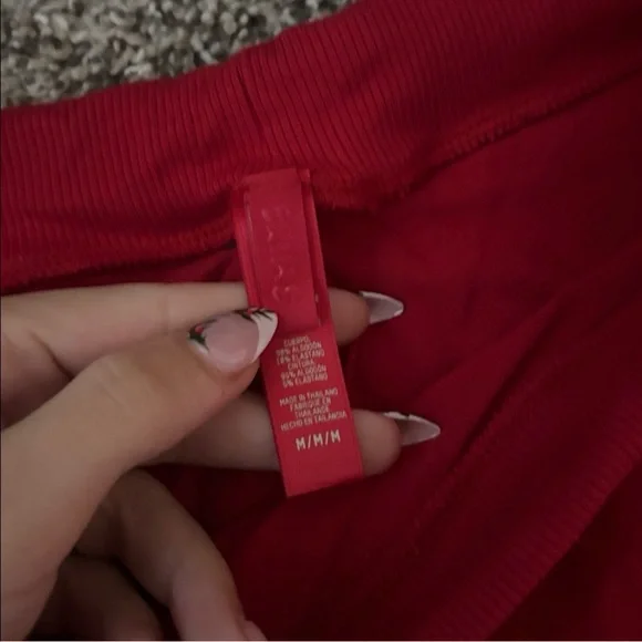 New Skims Cotton Jersey Straight Leg Pants size medium - Picture 4 of 4